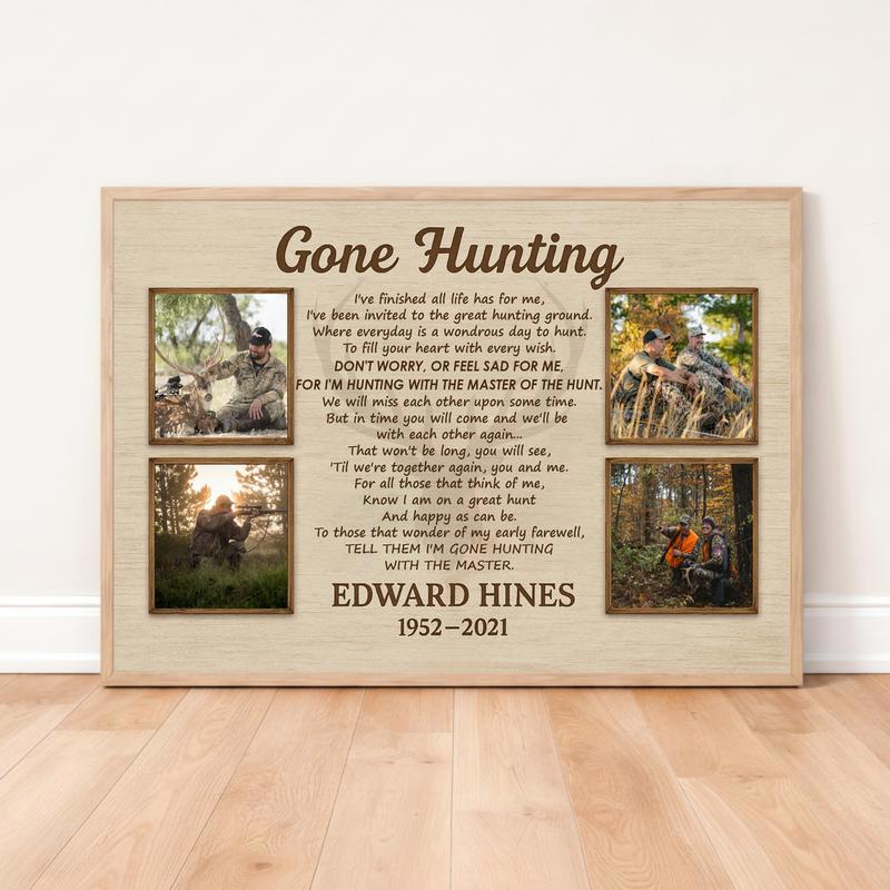 Honor a Hunter With This Rustic Memorial Tribute Canvas - Easessy