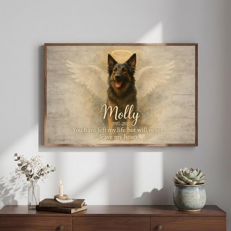 Loyal Friend Remembrance Heartfelt Dog Farmhouse Photo Canvas Loyal Friend Remembrance Heartfelt Dog Farmhouse Photo Canvas