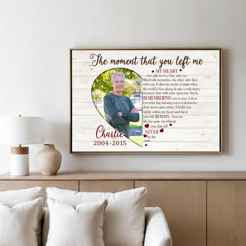 A Heartfelt Personalized Tribute To Honor a Loving Dad Canvas