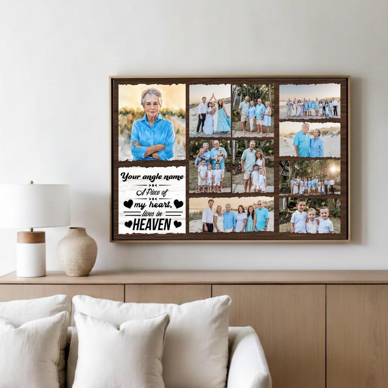 Eternal Remembrance Photo Tribute For Mom Memorial Canvas Eternal Remembrance Photo Tribute For Mom Memorial Canvas