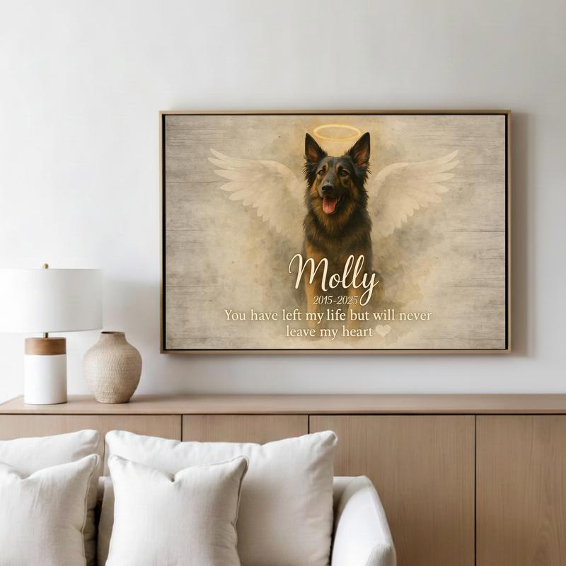 Loyal Friend Remembrance Heartfelt Dog Farmhouse Photo Canvas Loyal Friend Remembrance Heartfelt Dog Farmhouse Photo Canvas