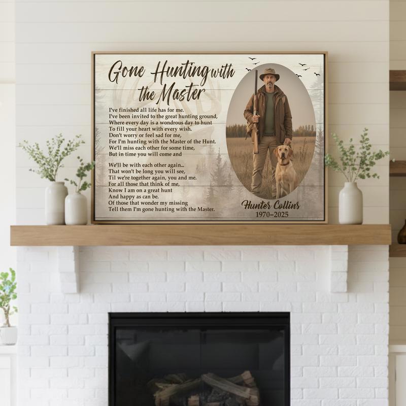 Eternal Peace For Hunters - Gone Hunting With The Master Canvas Eternal Peace For Hunters - Gone Hunting With The Master Canvas