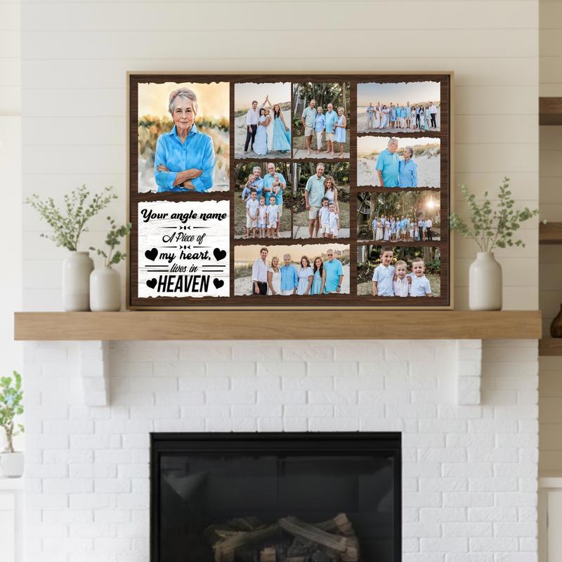 Eternal Remembrance Photo Tribute For Mom Memorial Canvas Eternal Remembrance Photo Tribute For Mom Memorial Canvas