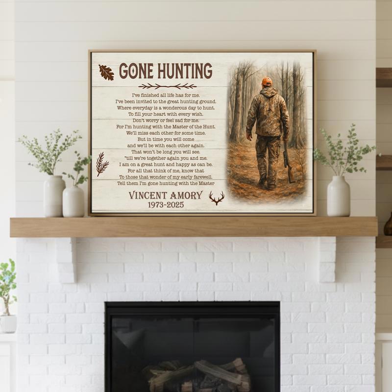 Honoring a Hunter's Legacy - Custom Memorial Keepsake Canvas Honoring a Hunter's Legacy - Custom Memorial Keepsake Canvas