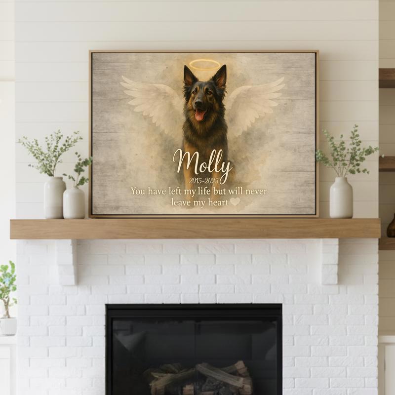 Loyal Friend Remembrance Heartfelt Dog Farmhouse Photo Canvas Loyal Friend Remembrance Heartfelt Dog Farmhouse Photo Canvas