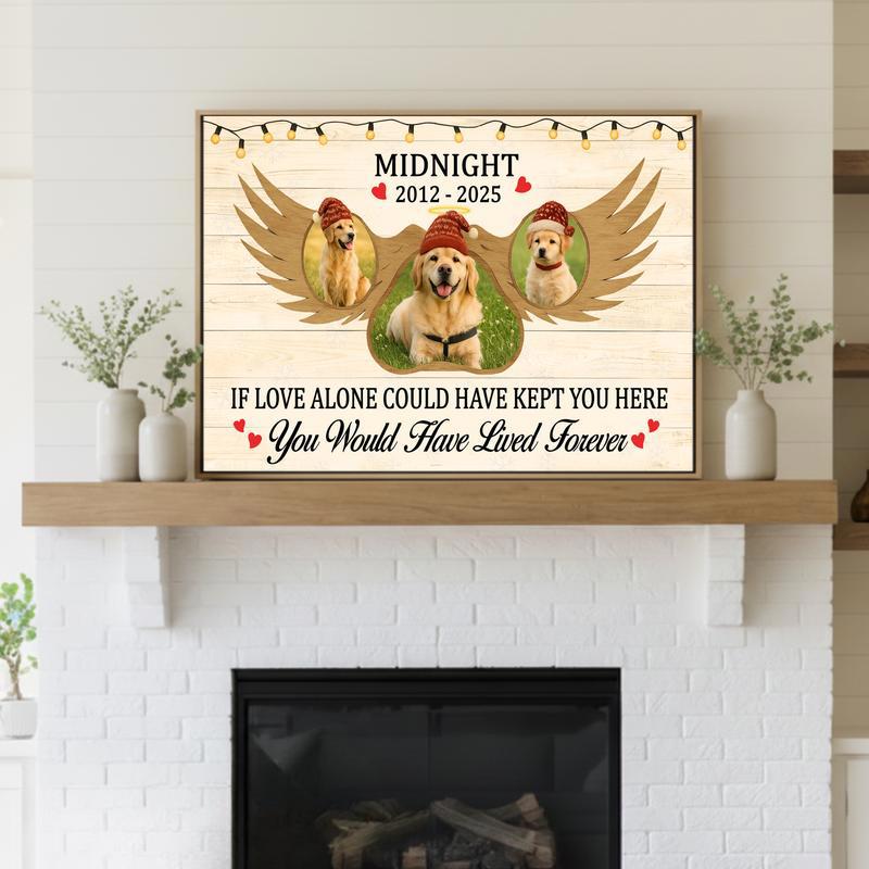 Personalized Pet Loss Gift For Pet Owners - Memorial Xmas Canvas