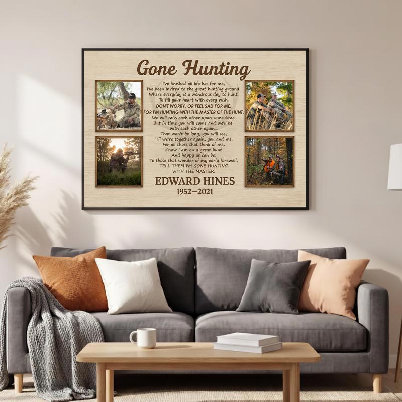 Honor a Hunter With This Rustic Memorial Tribute Canvas Honor a Hunter With This Rustic Memorial Tribute Canvas