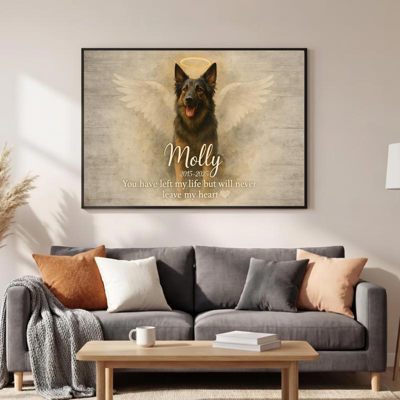 Loyal Friend Remembrance Heartfelt Dog Farmhouse Photo Canvas Loyal Friend Remembrance Heartfelt Dog Farmhouse Photo Canvas