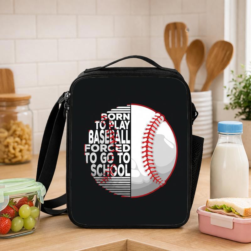 Baseball Lover Lunch Bag - Funny Back To School Bag Lunch Box Bag - Savourry