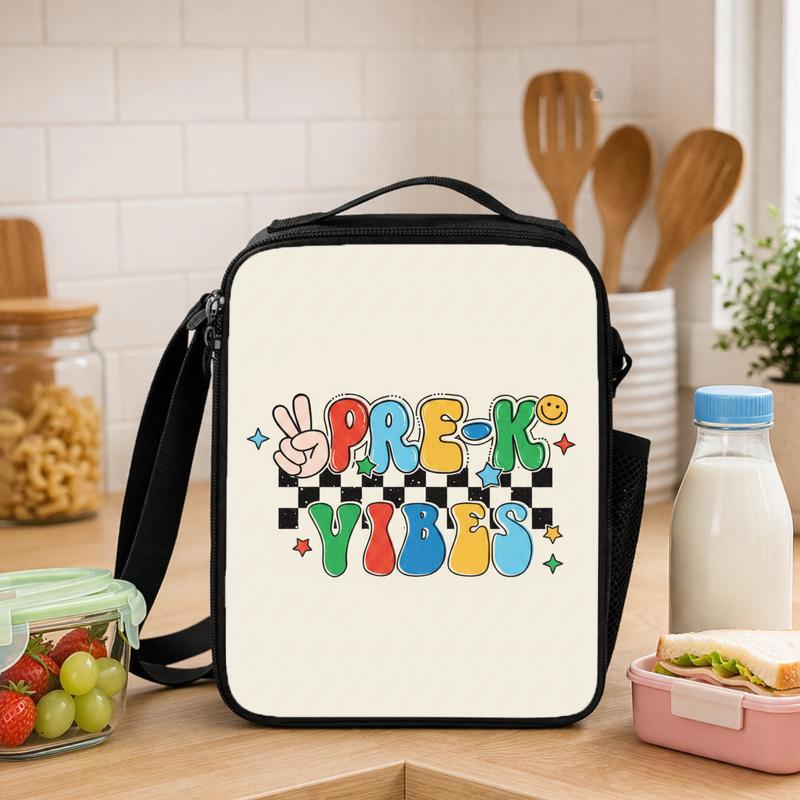 Colorful Pre-K Lunch Bag - Trendy Kids School Lunch Box Bag - Savourry