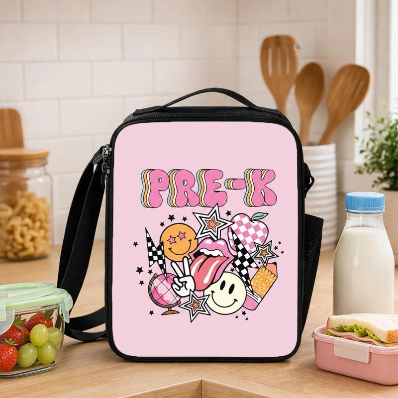 Coquette Pre-K Lunch Bag - Cute Aesthetic School Kids Lunch Box Bag - Savourry