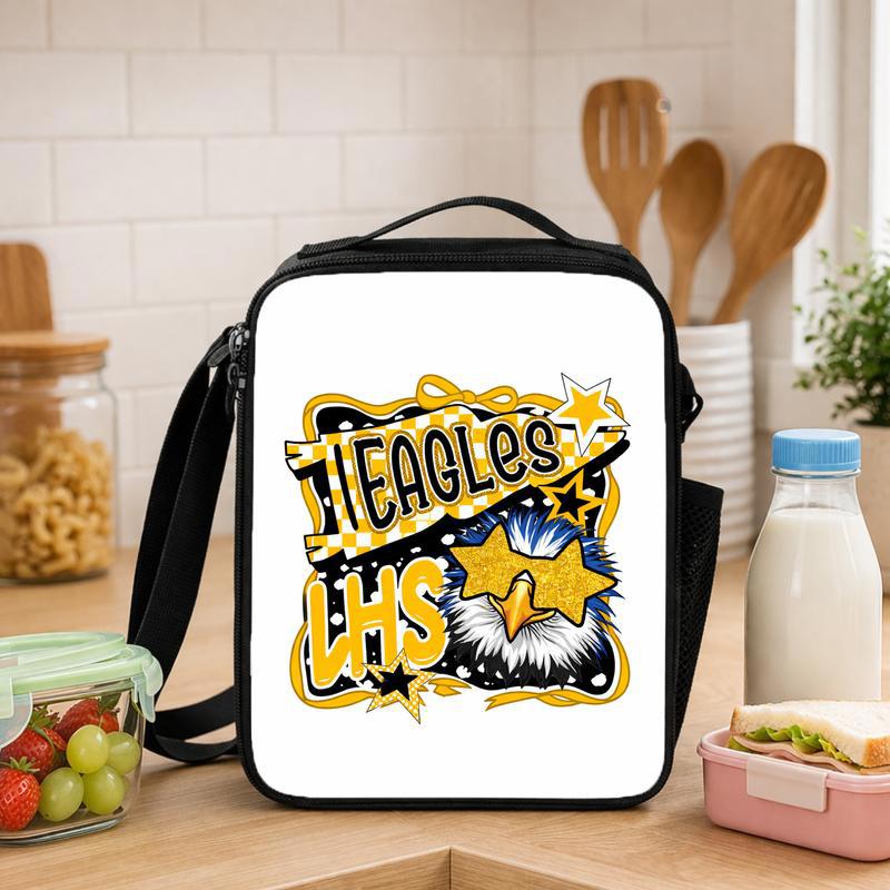 Custom Back To School Mascot Cool - Bold Middle School Spirit Lunch Box Bag - Savourry