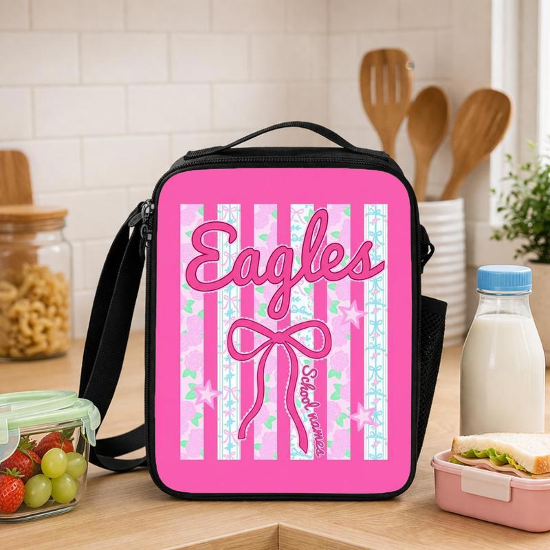 Eagles Lunch Bag - Elementary School Custom Mascot Back To School Lunch Box Bag - Savourry