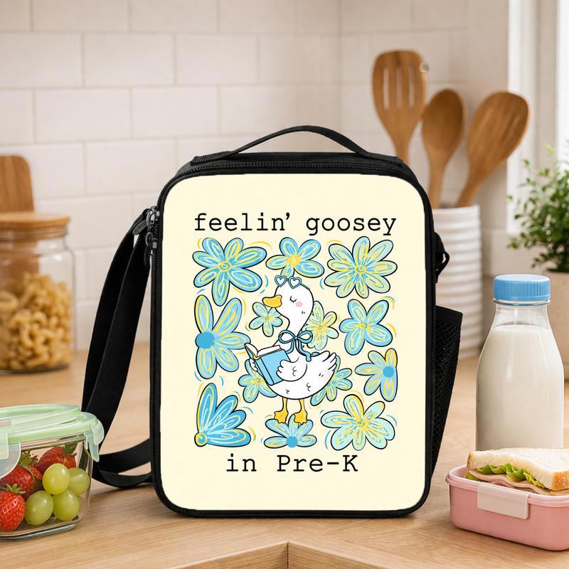 Feelin Goosey Lunch Bag - Pre-K Back To School Kids Lunch Box Bag - Savourry