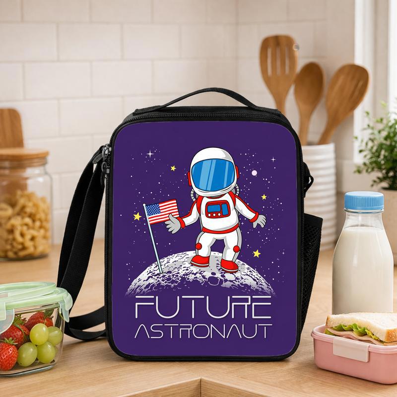 Future Astronaut Lunch Bag Kids - Space Explorer School Adventure Lunch Box Bag - Savourry