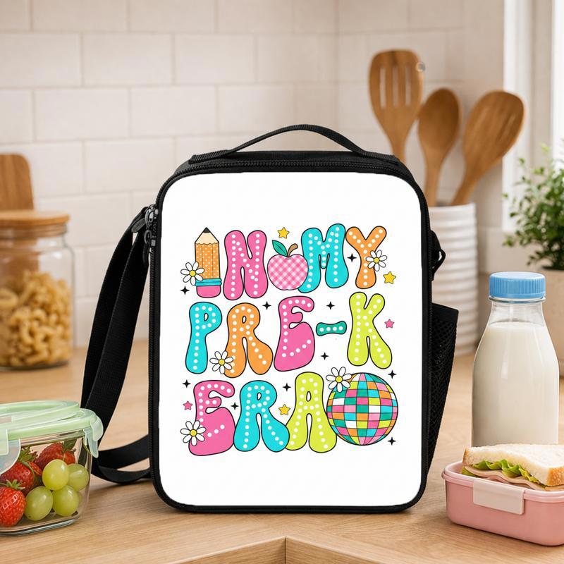 In My Pre-K Era Lunch Bag - Cute Kids School Style Lunch Box Bag - Savourry