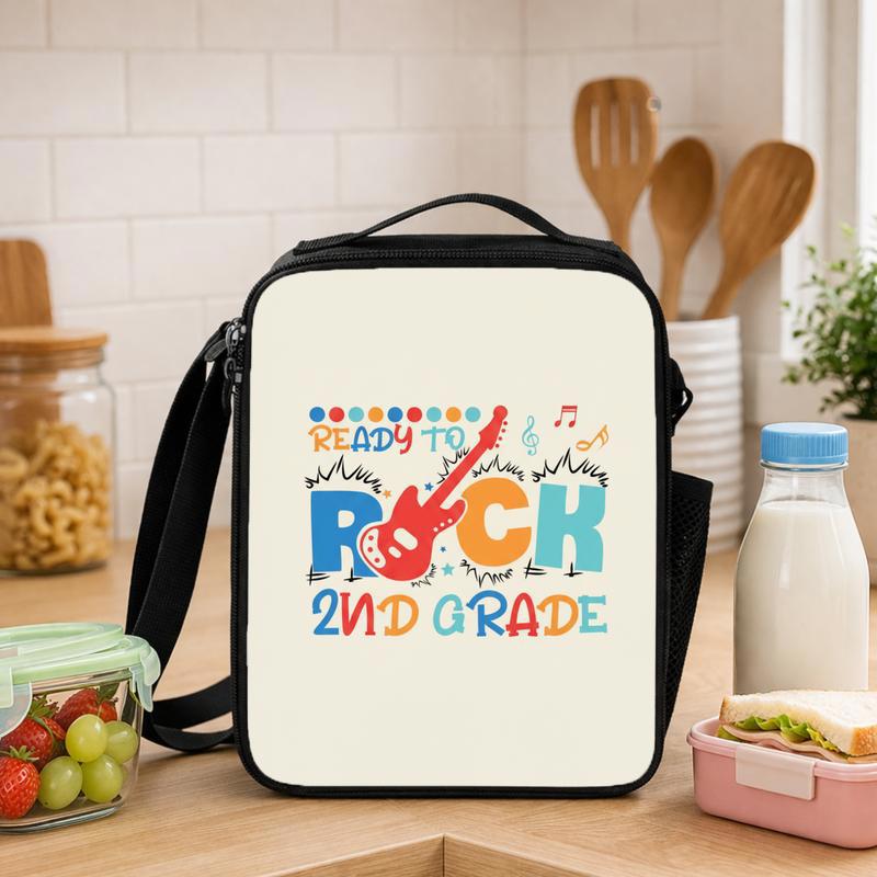 Ready To Rock New Grade Lunch Bag - Kids School Style Lunch Box Bag - Savourry