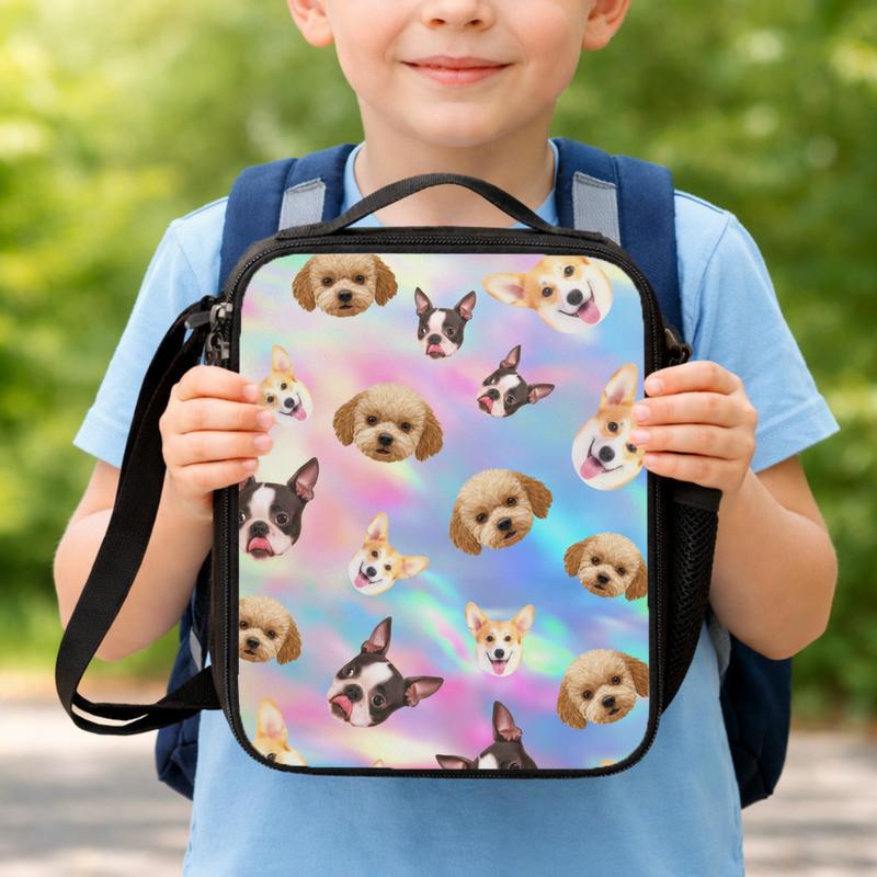 Custom Dog, Cat Lunch Box Bag