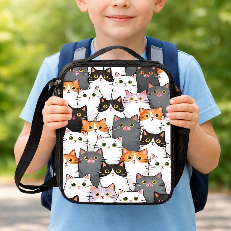 Cute Cat Lunch Box Bag