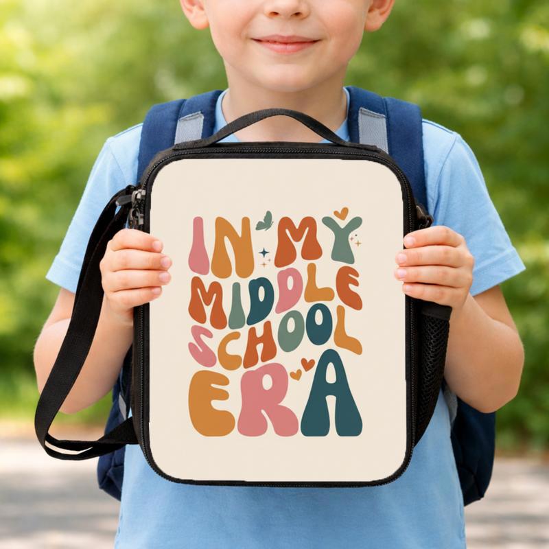 In My Middle School Era Lunch Bag - Back To School Trend Lunch Box Bag In My Middle School Era Lunch Bag - Back To School Trend Lunch Box Bag