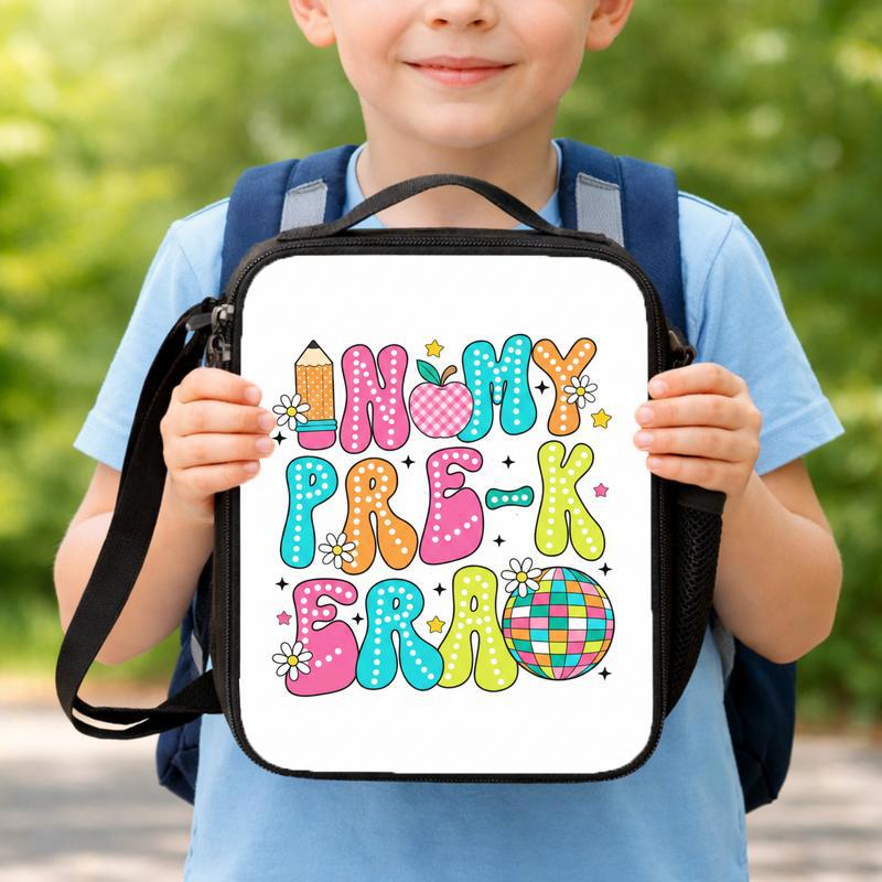 In My Pre-K Era Lunch Bag - Cute Kids School Style Lunch Box Bag In My Pre-K Era Lunch Bag - Cute Kids School Style Lunch Box Bag