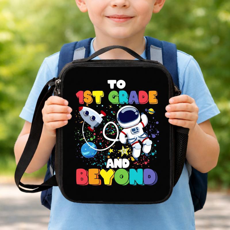 Kids Astronaut Lunch Bag 1st Grade - To First Grade And Beyond Space Lunch Box Bag