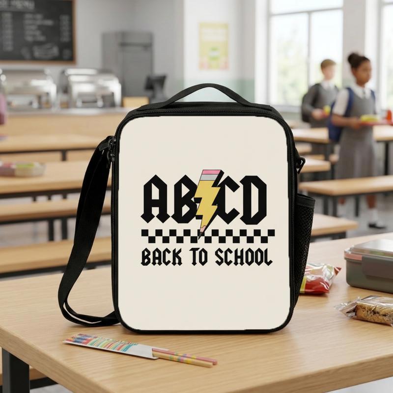 Alphabet Rock Lunch Bag For Kids - Back To School Ready Lunch Box Bag Alphabet Rock Lunch Bag For Kids - Back To School Ready Lunch Box Bag