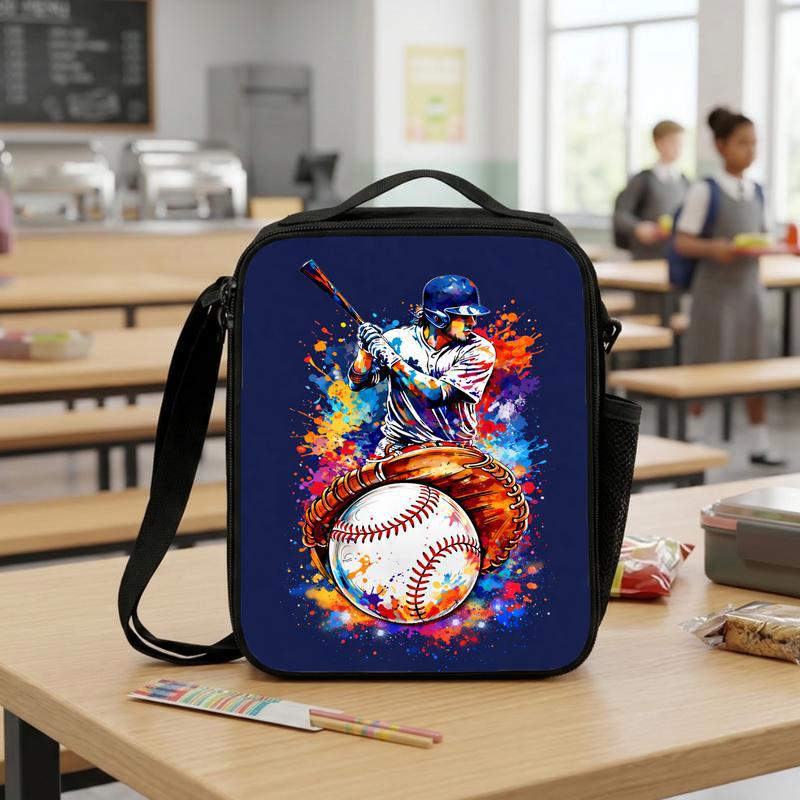 Baseball Sport Lunch Bag - Colorful Teenager Bag Lunch Box Bag Baseball Sport Lunch Bag - Colorful Teenager Bag Lunch Box Bag