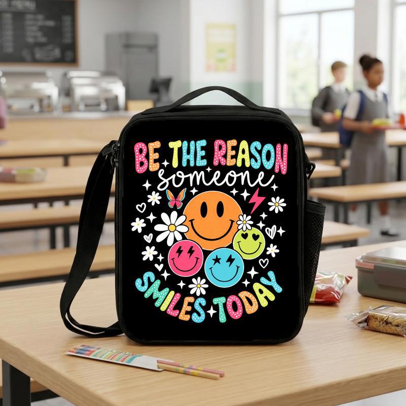 Be The Reason Lunch Bag - Smiley Positive Kids Design Lunch Box Bag