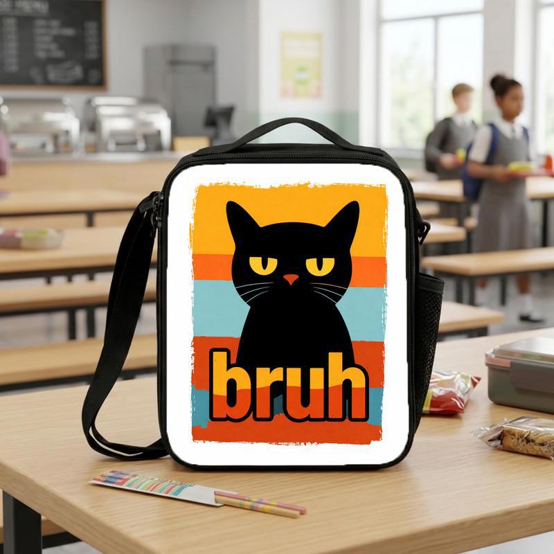Cool Cat Back To School Lunch Box Bag