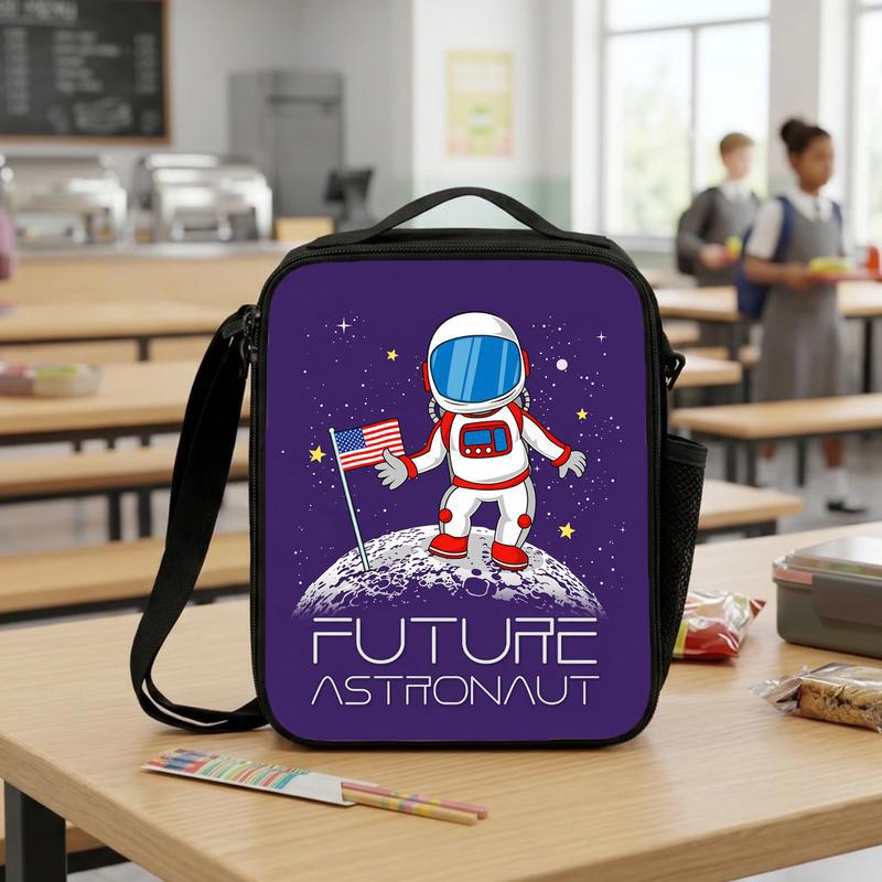 Future Astronaut Lunch Bag Kids - Space Explorer School Adventure Lunch Box Bag Future Astronaut Lunch Bag Kids - Space Explorer School Adventure Lunch Box Bag