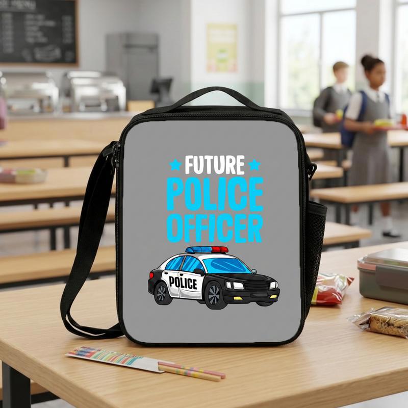 Future Police Officer Lunch Bag - Back To School Kids Lunch Box Bag Future Police Officer Lunch Bag - Back To School Kids Lunch Box Bag
