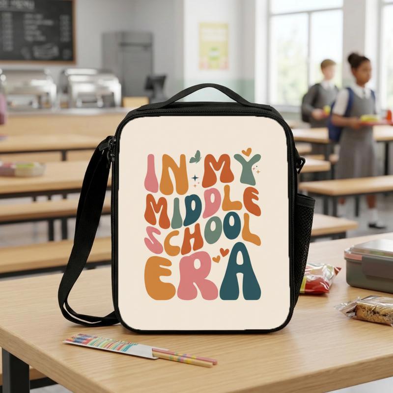 In My Middle School Era Lunch Bag - Back To School Trend Lunch Box Bag In My Middle School Era Lunch Bag - Back To School Trend Lunch Box Bag
