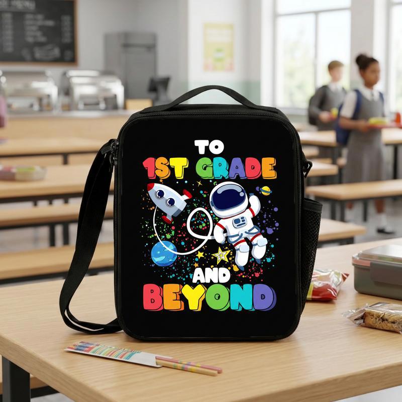 Kids Astronaut Lunch Bag 1st Grade - To First Grade And Beyond Space Lunch Box Bag