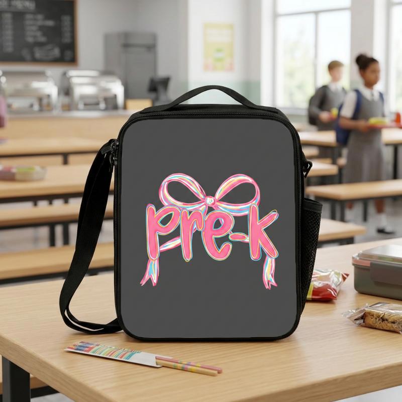 Pre-K Bow Lunch Bag - Cute Back To School Kids Lunch Box Bag Pre-K Bow Lunch Bag - Cute Back To School Kids Lunch Box Bag