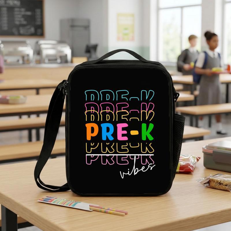 Pre-K Vibes Lunch Bag - Trendy Kids Back To School Lunch Box Bag Pre-K Vibes Lunch Bag - Trendy Kids Back To School Lunch Box Bag