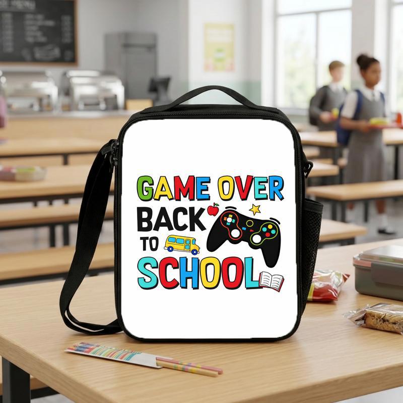 School Mode Activated Lunch Bag - Gamer Back To School Lunch Box Bag School Mode Activated Lunch Bag - Gamer Back To School Lunch Box Bag