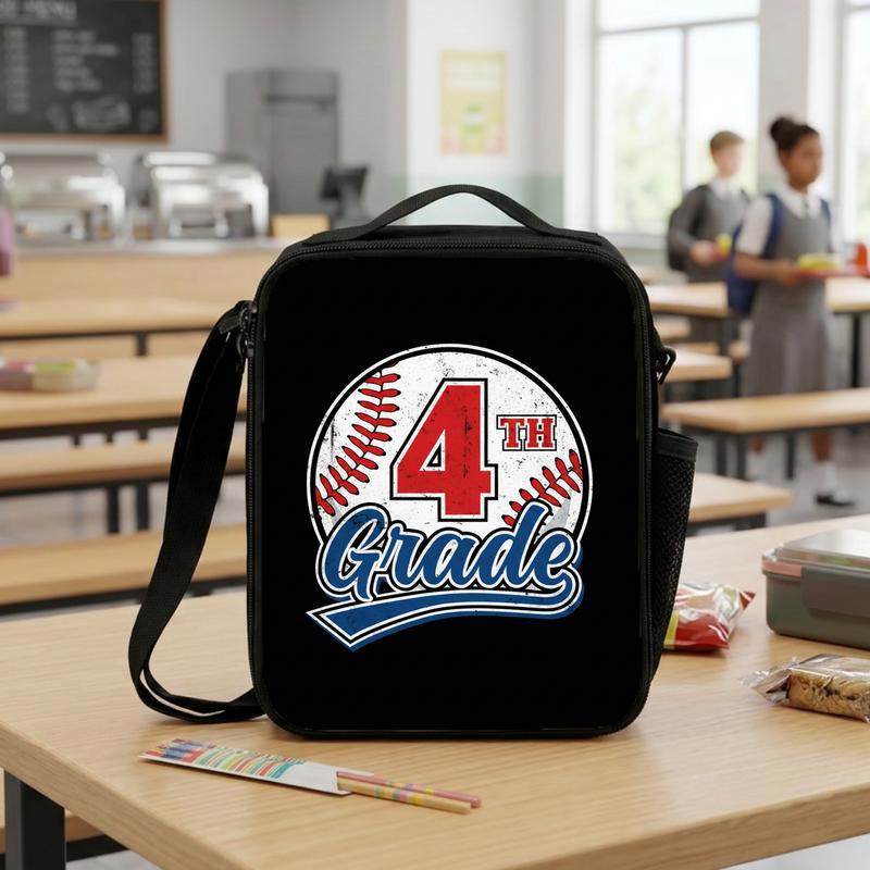 Vintage Custom Grade Baseball Lunch Bag - Back To School Kids Bag Lunch Box Bag Vintage Custom Grade Baseball Lunch Bag - Back To School Kids Bag Lunch Box Bag