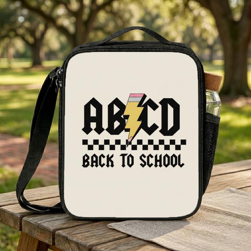 Alphabet Rock Lunch Bag For Kids - Back To School Ready Lunch Box Bag Alphabet Rock Lunch Bag For Kids - Back To School Ready Lunch Box Bag