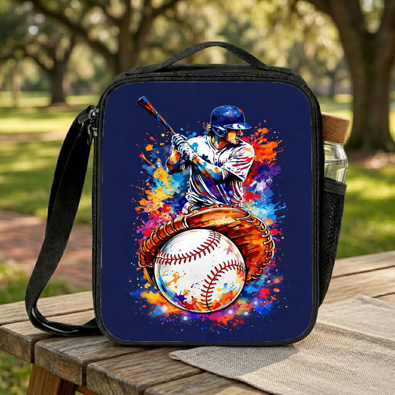 Baseball Sport Lunch Bag - Colorful Teenager Bag Lunch Box Bag Baseball Sport Lunch Bag - Colorful Teenager Bag Lunch Box Bag