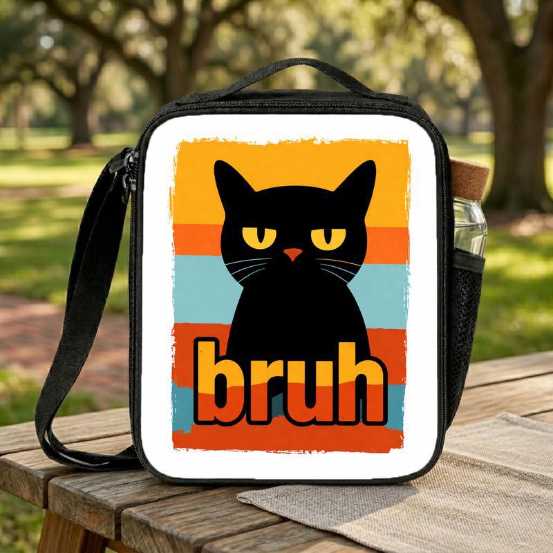 Cool Cat Back To School Lunch Box Bag
