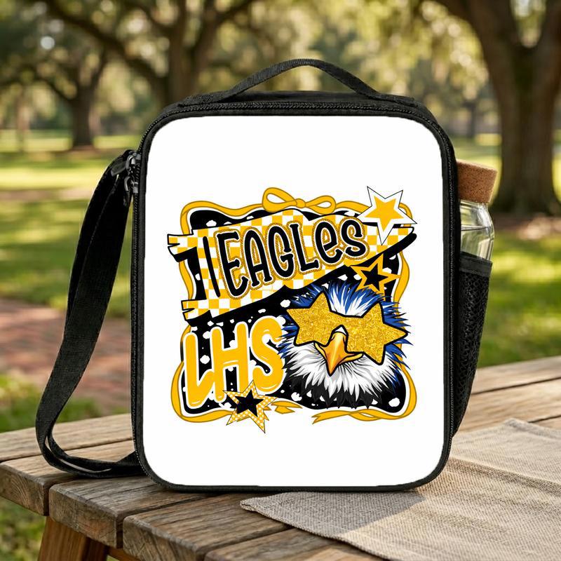 Custom Back To School Mascot Cool - Bold Middle School Spirit Lunch Box Bag Custom Back To School Mascot Cool - Bold Middle School Spirit Lunch Box Bag