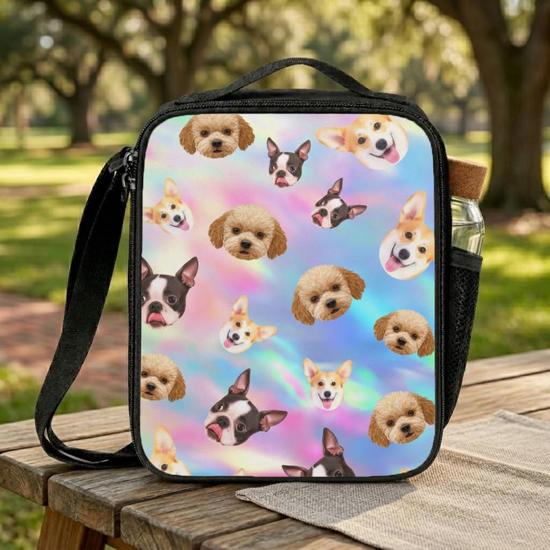 Custom Dog, Cat Lunch Box Bag
