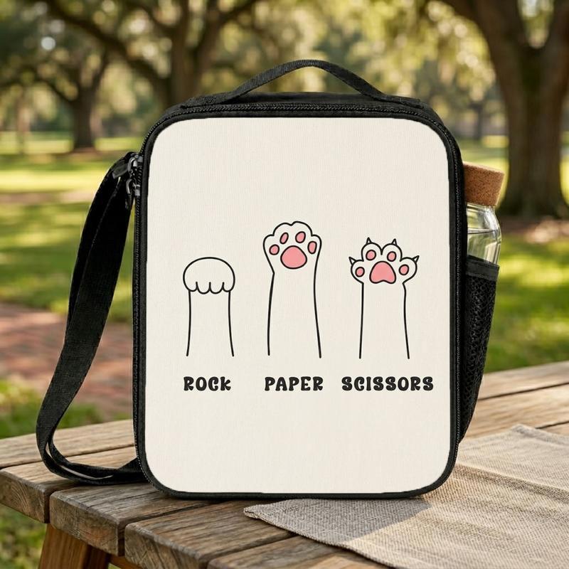 Funny Cat Paw Lunch Box Bag Funny Cat Paw Lunch Box Bag
