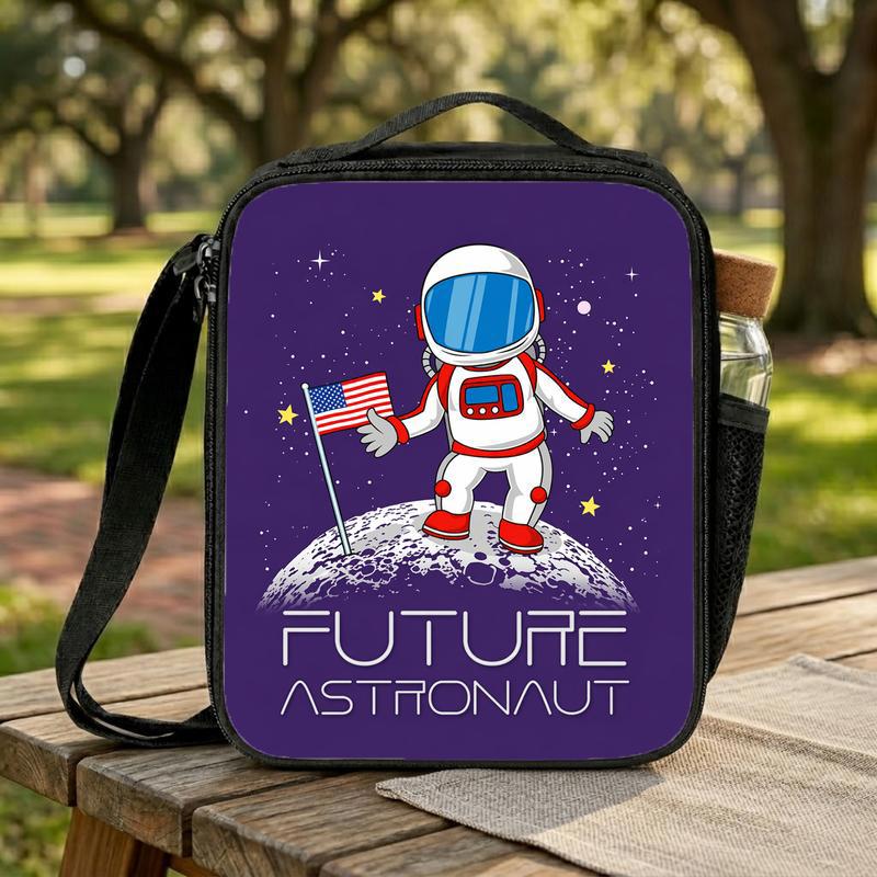 Future Astronaut Lunch Bag Kids - Space Explorer School Adventure Lunch Box Bag Future Astronaut Lunch Bag Kids - Space Explorer School Adventure Lunch Box Bag