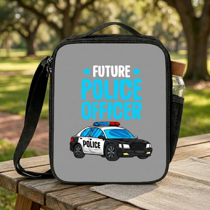 Future Police Officer Lunch Bag - Back To School Kids Lunch Box Bag Future Police Officer Lunch Bag - Back To School Kids Lunch Box Bag