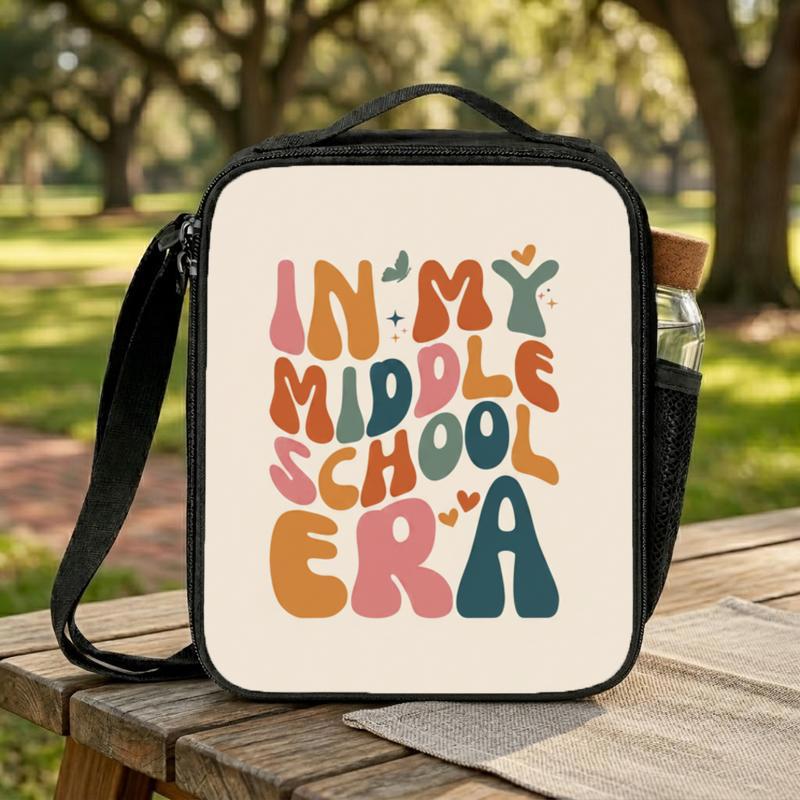 In My Middle School Era Lunch Bag - Back To School Trend Lunch Box Bag In My Middle School Era Lunch Bag - Back To School Trend Lunch Box Bag