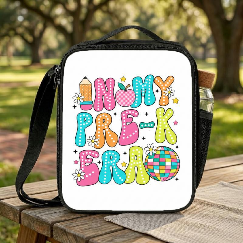 In My Pre-K Era Lunch Bag - Cute Kids School Style Lunch Box Bag In My Pre-K Era Lunch Bag - Cute Kids School Style Lunch Box Bag