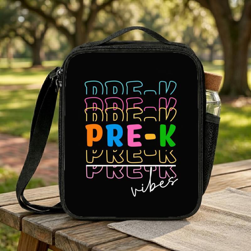 Pre-K Vibes Lunch Bag - Trendy Kids Back To School Lunch Box Bag Pre-K Vibes Lunch Bag - Trendy Kids Back To School Lunch Box Bag