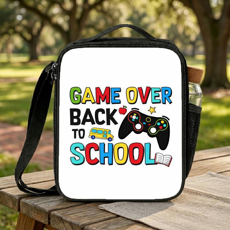 School Mode Activated Lunch Bag - Gamer Back To School Lunch Box Bag School Mode Activated Lunch Bag - Gamer Back To School Lunch Box Bag